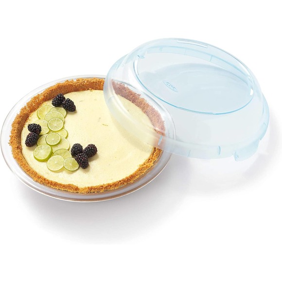 OOXO Good Grips Glass Pie Plate with Lid pie dish,pie holder,pie storage - Picture 3 of 3